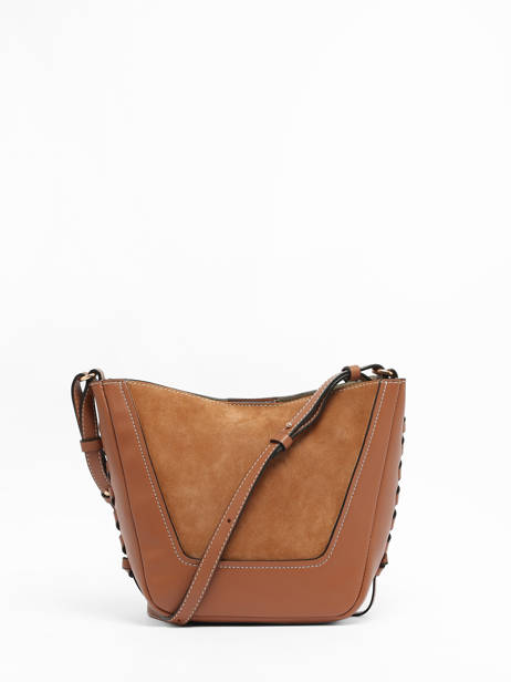 Sac Bandoulière Lou Cuir Vanessa bruno Marron lou 88V40905 vue secondaire 4