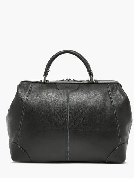 Sac Docteur Foulonné Cuir Etrier Noir foulonne EFOU816M