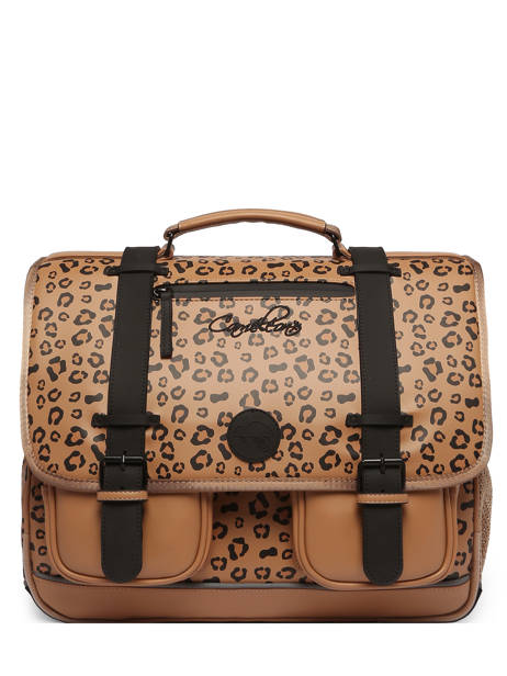 Cartable Vintage North Cameleon Marron vintage north CA41 vue secondaire 7