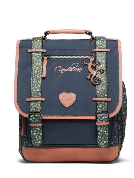 Sac à Dos Vintage Fantasy 2 Compartiments Cameleon Bleu vintage fantasy SD39 vue secondaire 7