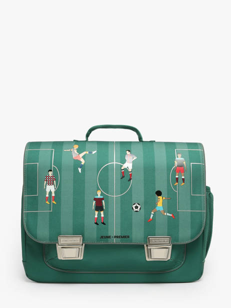 Cartable 2 Compartiments Jeune premier Vert classics C