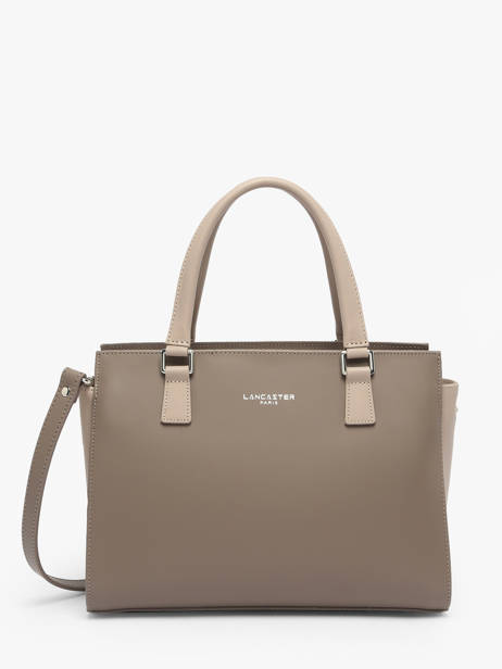 Sac Trapèze Smooth Cuir Lancaster Marron smooth 3
