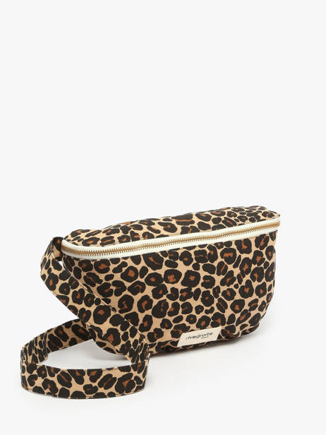 Le Sac Banane Custine Coton Recyclé Rivedroite Marron forever wild CUSTIFOR vue secondaire 1