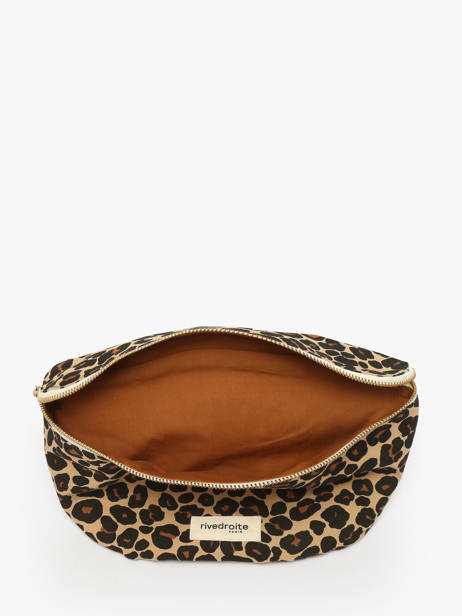 Le Sac Banane Custine Coton Recyclé Rivedroite Marron forever wild CUSTIFOR vue secondaire 2