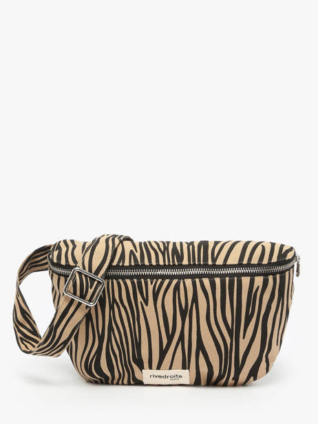 Le Sac Banane Custine Coton Recyclé Rivedroite Beige wild tribe CUSTIWIL
