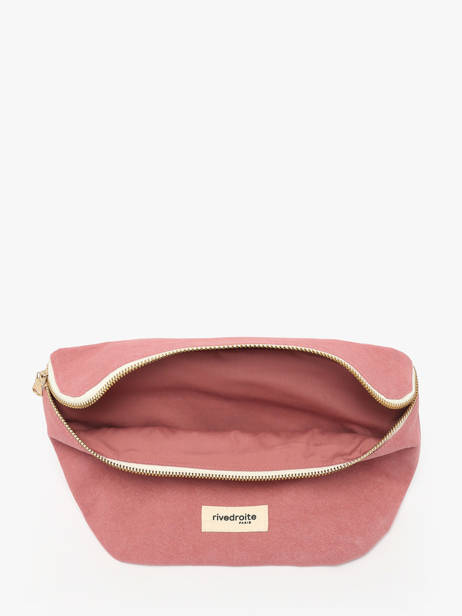 Le Sac Banane Custine Coton Recyclé Rivedroite Rose timeless CUSTITIM vue secondaire 2