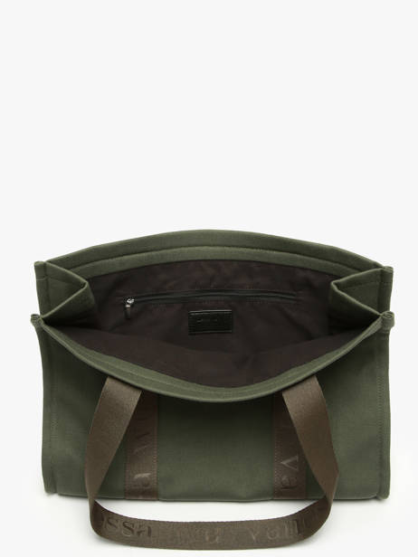 Sac Porté épaule Cabas Coton Vanessa wu Vert cabas MA0135 vue secondaire 2