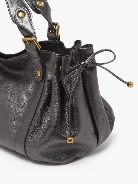Sac Porté épaule Gun Metal Cuir Gerard darel Gris gun metal DCS01446 vue secondaire 4
