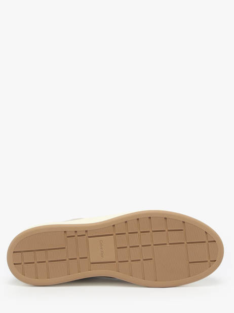 Sneakers En Cuir Calvin klein jeans Blanc men YM01354 vue secondaire 4