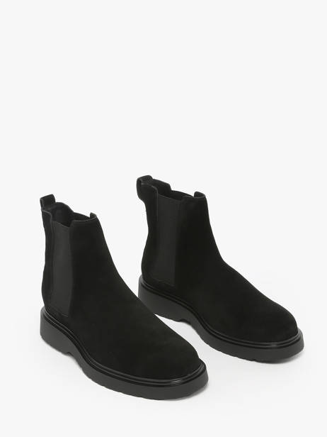 Sneakers En Cuir Calvin klein jeans Noir men YM01372 vue secondaire 1