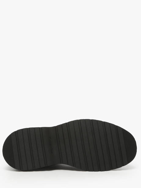 Sneakers En Cuir Calvin klein jeans Noir men YM01372 vue secondaire 4