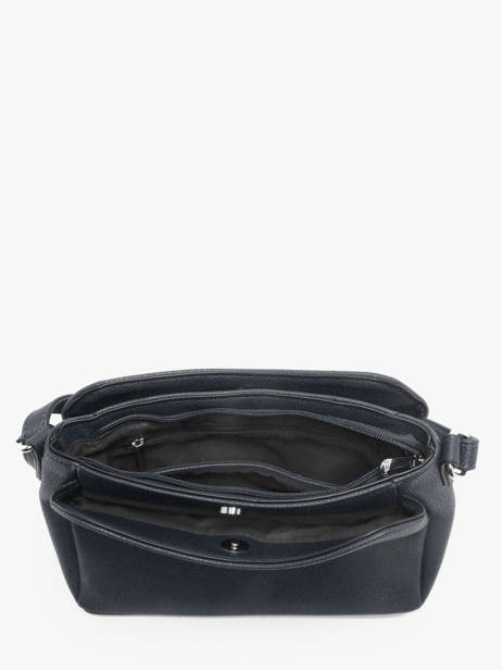 Sac Bandoulière Grained Miniprix Bleu grained F2516 vue secondaire 3