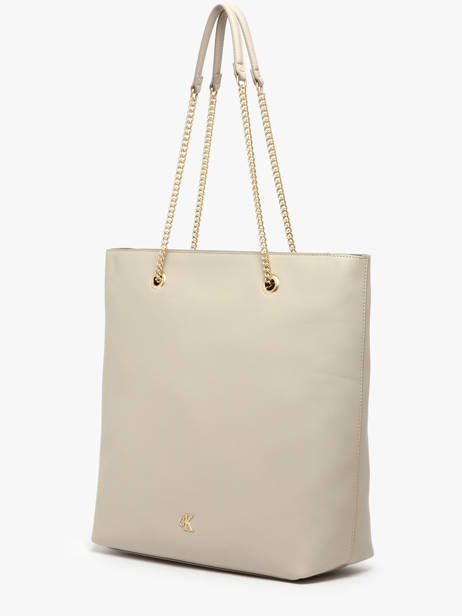 Sac Porté épaule Minimal Mono Calvin klein jeans Beige minimal mono 4F3204G vue secondaire 1