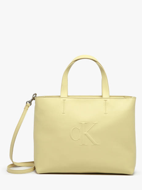 Sac Porté Main Sculpted Calvin klein jeans Jaune sculpted 4K3111G