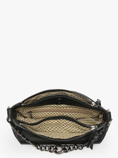 Sac Bandoulière Vintage Cuir Mila louise Noir vintage 3864C vue secondaire 3