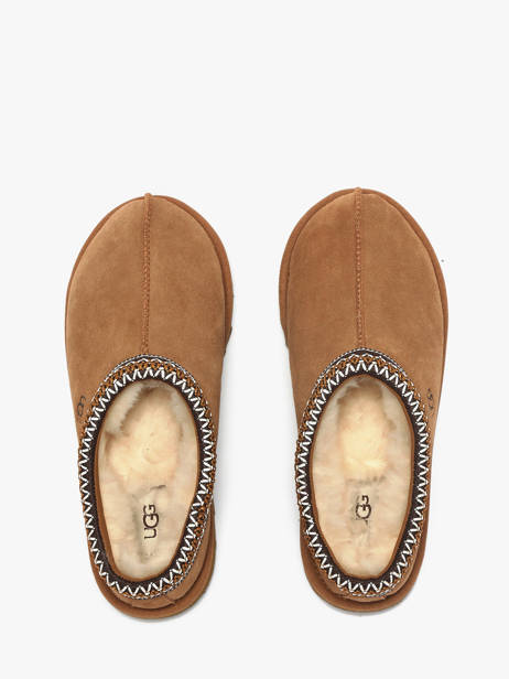 Chaussons En Cuir Ugg Marron women 1174470 vue secondaire 4