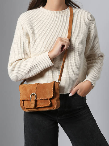 Sac Bandoulière Jenny Cuir Pieces Marron jenny 17160093 vue secondaire 1
