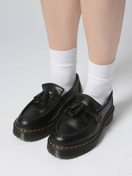 Mocassins Adrian Bew Black En Cuir Dr martens Noir women 26957001 vue secondaire 1