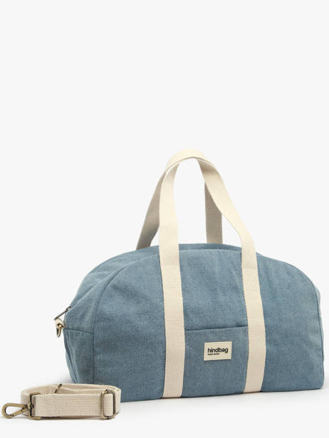 Sac Porté épaule Denim Coton Hindbag Bleu denim DE vue secondaire 2