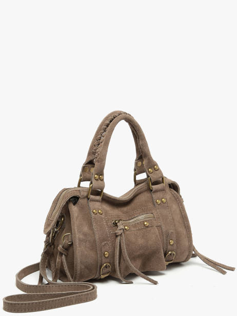 Sac Bandoulière Velvet Cuir Milano Marron velvet VE24093 vue secondaire 2