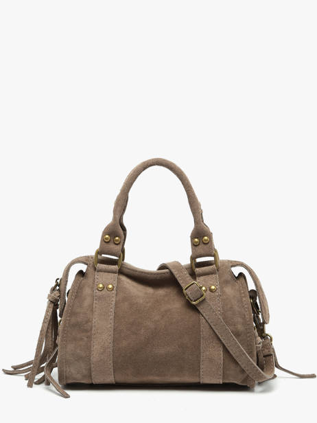 Sac Bandoulière Velvet Cuir Milano Marron velvet VE24093 vue secondaire 4