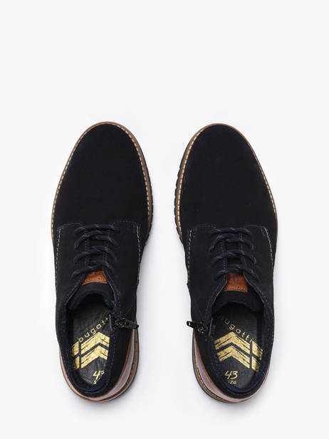 Bottines En Cuir Bugatti Bleu men 14004100 vue secondaire 3