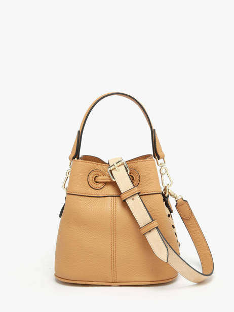 Sac Bandoulière Capucine Xs Léopard Cuir Paul marius Beige leopard CAPUXLEO vue secondaire 4