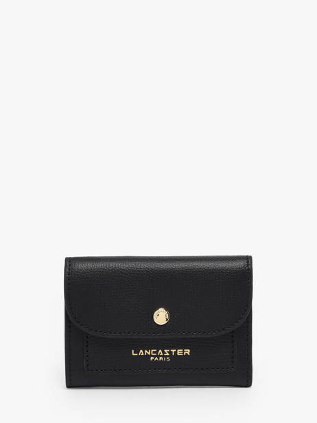 Porte-monnaie Cuir Lancaster Noir sierra pm 14