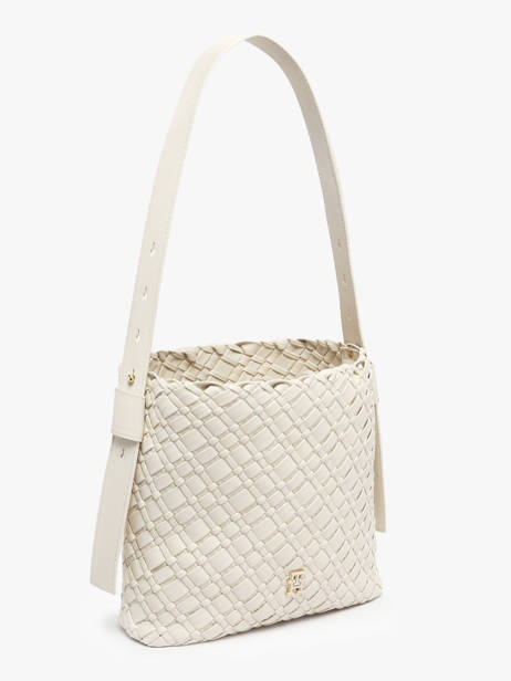 Sac Porté épaule Th Braided Polyester Tommy hilfiger Blanc th braided AW18160 vue secondaire 1