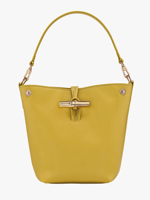 Longchamp Le roseau sleek Sacs porté travers Marron