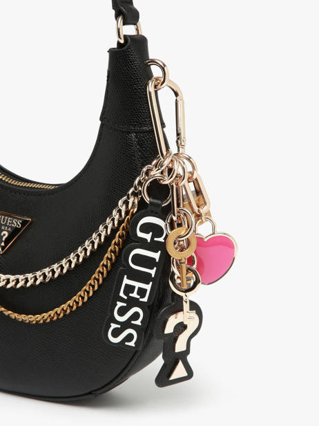 Sac Bandoulière Davina Guess Noir davina BG989918 vue secondaire 3