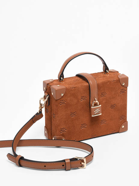 Sac Bandoulière K Autograph Cuir Karl lagerfeld Marron k autograph B1W30266 vue secondaire 2