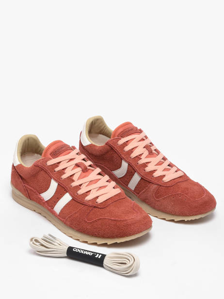 Sneakers En Cuir Coolway Rouge men 8653807 vue secondaire 2