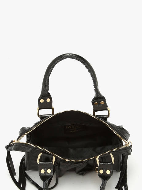 Sac Bandoulière Nine Cuir Milano Noir nine NI24092O vue secondaire 2