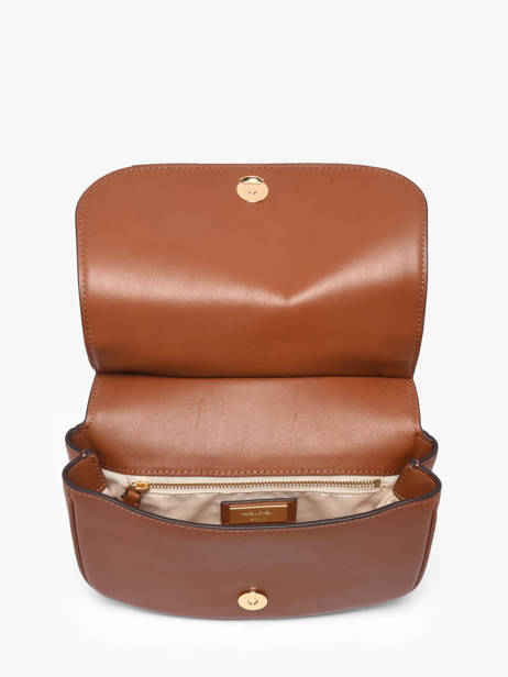 Sac Bandoulière Dryden Cuir Lauren ralph lauren Marron dryden 31P06070 vue secondaire 3