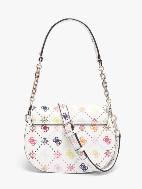 Sac Bandoulière Emelie Logo Polyester Guess Blanc emelie logo GM992820 vue secondaire 4