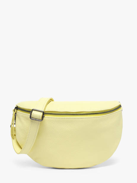 Sac Banane Caviar Cuir Milano Jaune caviar CA21123