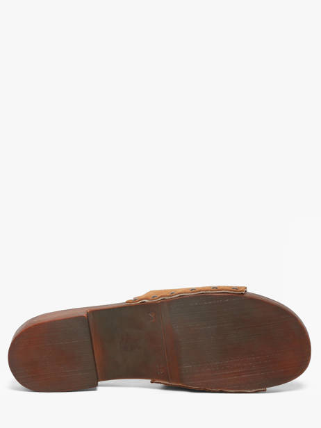 Mules En Cuir Semerdjian Marron accessoires IOLE394 vue secondaire 4