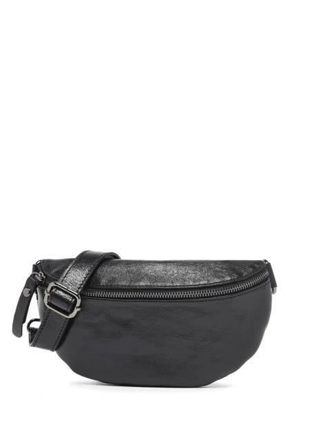Sac Banane Nine Cuir Milano Noir nine NI19091N