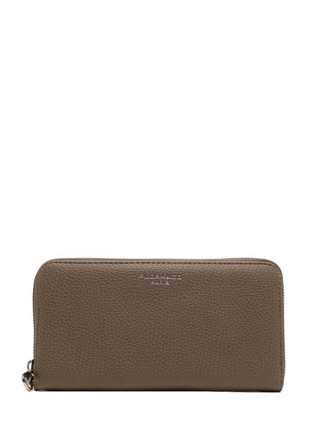 Portefeuille Classic Miniprix Beige grained H1689