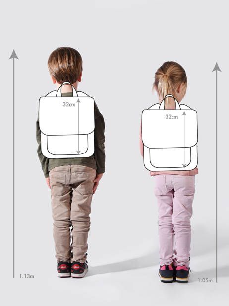 Sac à Dos 1 Compartiment Pret Bleu imagination 3423 vue secondaire 1